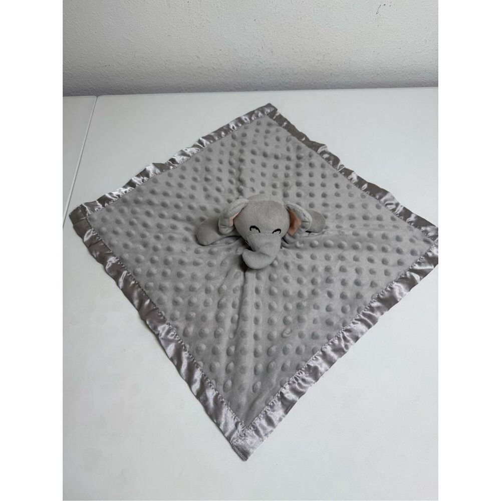 Pro Goleem Elephant Security Blanket Grey Soft Baby 16” See Description